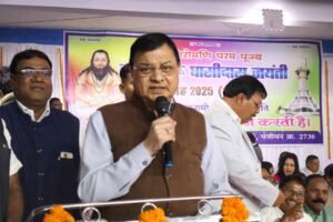 महान संत बाबा गुरु घासीदास जी की 269वीं जयंती समारोह में मंत्री लखन लाल देवांगन हुए सम्मिलित