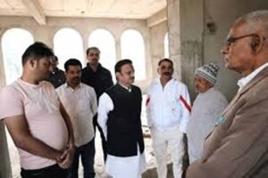 मनकामेश्वर मंदिर सौंदर्यीकरण कार्य का उप मुख्यमंत्री शुक्ल ने किया निरीक्षण