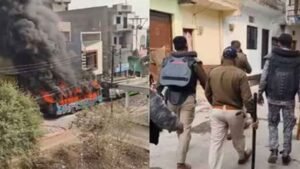 उज्जैन में हिंसा का दूसरा दिन: पथराव, आगजनी और महिलाओं के साथ बदसलूकी