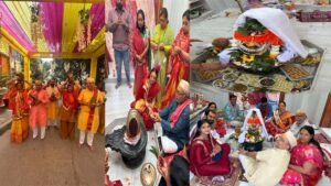 नर्मेदश्वर महादेव का नया मंदिर बना,धूम धाम से समारोह हुआ