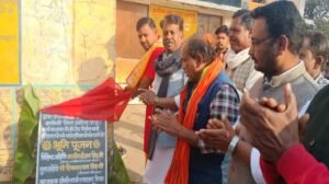 ग्राम अमदरी में बांधवगढ़ विधायक ने विकास निर्माण कार्य का भूमि पूजन किये