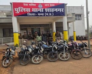 वाहन चोरों पर MP पुलिस का बड़ा एक्शन, गिरोह का भंडाफोड़