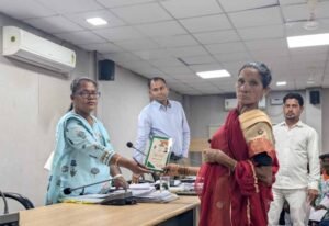 जनदर्शन में मिली त्वरित राहत: लगनी बाई को मिला राशन कार्ड