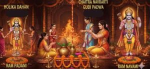 मार्च में त्योहारों की बहार: 3 मार्च को होलिका दहन, 19 से चैत्र नवरात्र का शुभारंभ