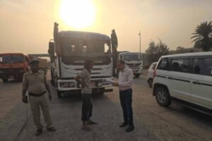 सड़क सुरक्षा पर सख्ती, चेकिंग अभियान में ₹1.04 लाख जुर्माना वसूला