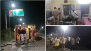 बूंदी में बस हादसा, कोटा-दिल्ली हाईवे पर पलटी स्लीपर बस, 15 यात्री घायल