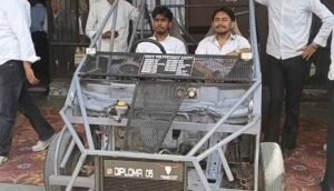 अंबाला के छात्रों ने कबाड़ से बनाई ‘यमदूत’ बग्गी, 80 हजार में तैयार हुआ अनोखा वाहन