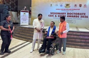 ​नई दिल्ली में आयोजित ‘विजनरी डॉक्टरेट अवार्ड्स’ में शामिल हुए बस्तर सांसद महेश कश्यप