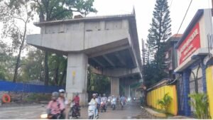 रांची में कांटाटोली-सिरमटोली कनेक्टिंग फ्लाईओवर निर्माण धीमा, भू-अर्जन बनी बाधा