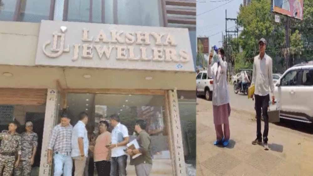 रायपुर के लक्ष्य ज्वेलर्स में 1 करोड़ की चोरी, देर रात चोर ले गए सोने-चांदी के जेवर