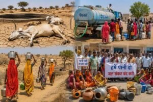 राजस्थान में भीषण जल संकट: 205 शहर-कस्बे प्रभावित, जयपुर-अजमेर में पानी की किल्लत