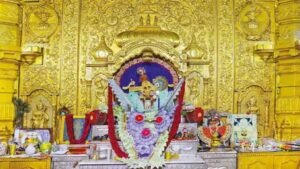 सांवलिया सेठ मंदिर में श्रद्धा का स्वर्णिम रूप: 20 किलो सोना और 120 किलो चांदी से बनी दिव्य पिछवाई