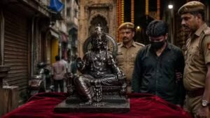 चांदनी चौक मंदिर से चोरी हुई शनिदेव की अष्टधातु मूर्ति बरामद, 4000 रुपये में बेची गई थी
