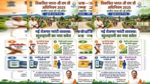 विकसित भारत-जी राम जी अधिनियम 2025: ग्रामीण छत्तीसगढ़ के विकास का नया रोडमैप