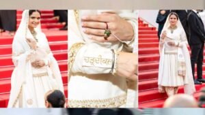 कान्स के रेड कार्पेट पर छाया पंजाबी अंदाज, Rupi Gill ने मिट्टी से जुड़े संस्कारों से जीता दिल