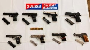 CIA स्टाफ का बड़ा ऑपरेशन, गैंगस्टर गोल्डी बराड़ के 4 शूटर गिरफ्तार; हथियारों का जखीरा बरामद