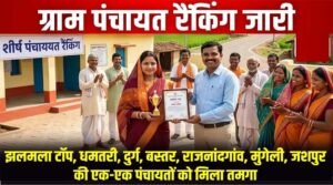 ​धमतरी का डंका: पंचायत विकास सूचकांक में मंदरौद ग्राम पंचायत प्रदेश में अव्वल