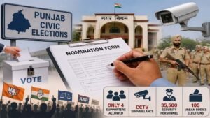 पंजाब निकाय चुनाव आज, 7555 उम्मीदवार मैदान में; 36 लाख से ज्यादा वोटर करेंगे मतदान