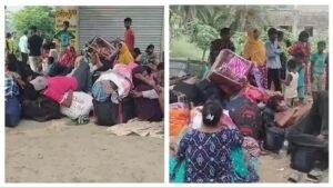 बांग्लादेश बॉर्डर पर अवैध प्रवासियों की बढ़ती भीड़, बंगाल में घुसपैठियों में दिखा डर