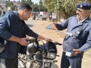 गुरुग्राम में ट्रैफिक पुलिस का बड़ा एक्शन, 26 चालानों वाली बाइक जब्त