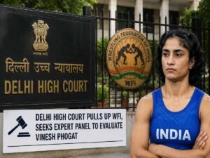 विनेश फोगाट मामले में दिल्ली हाई कोर्ट सख्त, योग्यता तय करने के लिए विशेषज्ञ समिति बनाने के निर्देश