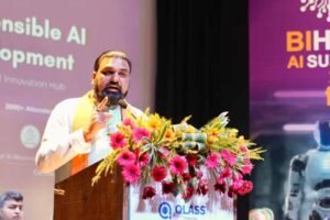 AI समिट में सम्राट चौधरी का बड़ा बयान, बोले- ‘हरे गमछे वाले को पकड़ना है’; 19 हजार करोड़ से बनेगा गंगा एक्सप्रेसवे