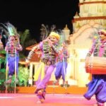 इंदौर मालवा महोत्सव में छाया रहा गेड़ी नृत्य का जादू