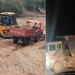महानदी में अवैध खनन पर बड़ा प्रहार: नाकेबंदी के दौरान 14 ओवरलोड हाइवा जब्त