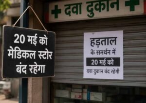 छत्तीसगढ़ में कल बंद रहेंगे 20 हजार मेडिकल स्टोर, ऑनलाइन दवा बिक्री के खिलाफ विरोध