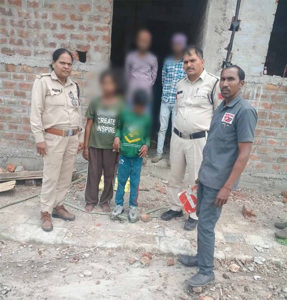 इंदौर के डायल 112 हीरोज संवेदनशीलता और तत्परता से भटके बालक को सुरक्षित परिजनों से मिलाया