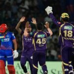 KKR गेंदबाजों के सामने संघर्ष करती दिखी दिल्ली, 20 ओवर में सिर्फ 142 रन बना सकी टीम