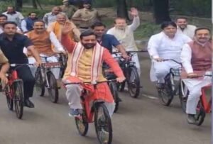सुखना लेक पर CM सैनी की मॉर्निंग वॉक, साइकिलिंग कर दिया फिटनेस और स्वास्थ्य का संदेश