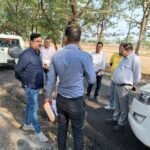 लोक निर्माण विभाग के सचिव ने निर्माणाधीन कुरुद-सिर्री मार्ग और सिर्री-चटौद सड़क का किया निरीक्षण