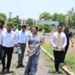 नगरीय प्रशासन विभाग की सचिव शंगीता आर. ने विकास कार्यों का किया निरीक्षण