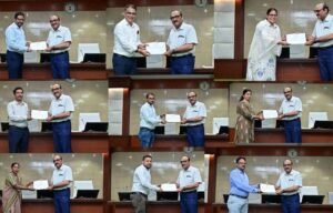 मुख्य सचिव ने ई-ऑफिस एवं समयबद्धता के लिए अधिकारी और कर्मचारियों को  दिए प्रशंसा पत्र