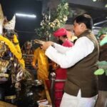 मुख्यमंत्री डॉ. यादव ने कमला पार्क स्थित शनि मंदिर में पूजा-अर्चना की