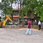 सेजबहार फेस-1 में अवैध निर्माण पर कार्रवाई, मंडल ने हटाया अतिक्रमण