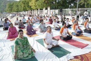 राजसमंद में योग दिवस पर जनसैलाब, 86 हजार से अधिक लोगों ने किया सामूहिक योगाभ्यास