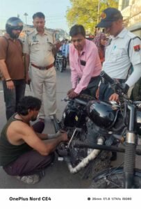 राजस्थान पुलिस का सख्त अभियान, आठवें दिन 8,448 वाहन चालकों पर कार्रवाई
