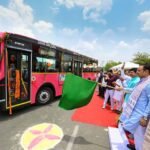 जयपुर में 29 और भीलवाड़ा में 18 नई इलेक्ट्रिक बसों को मुख्यमंत्री भजनलाल शर्मा ने दिखाई हरी झंडी