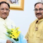 मुख्यमंत्री से छत्तीसगढ़ योग आयोग के नवनियुक्त अध्यक्ष संजय अग्रवाल ने की सौजन्य मुलाकात