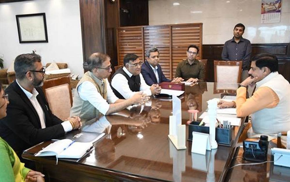 मुख्यमंत्री डॉ. यादव से हिंदुस्तान कोका-कोला बेवरेजेस के मुख्य कार्यकारी अधिकारी हेमंत रुपानी ने की भेंट