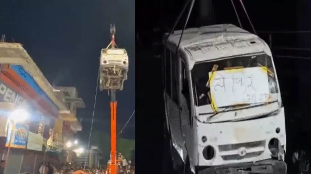 उज्जैन में मोहर्रम जुलूस का VIDEO वायरल, हवा में लटकी वैन को विस्फोट से उड़ाने का प्रदर्शन
