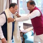 केंद्रीय स्वास्थ्य मंत्री जेपी नड्डा से मिले मुख्यमंत्री विष्णुदेव साय, स्वास्थ्य सेवाओं और किसानों के लिए खाद-बीज उपलब्धता पर हुई विस्तृत चर्चा