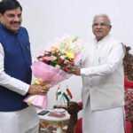 राज्यपाल पटेल से मुख्यमंत्री डॉ. यादव ने की सौजन्य भेंट