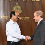पुलिस महानिदेशक कैलाश मकवाणा से नीदरलैंड के कॉन्सुल जनरल ने की शिष्टाचार भेंट