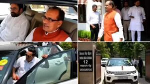 शिवराज सिंह चौहान ने दिखाई मिसाल, दो मंत्रियों संग कार पूलिंग कर पहुंचे कैबिनेट बैठक में