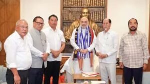 अमित शाह की नागा विधायकों से बैठक पर मणिपुर की सियासत गरमाई, कांग्रेस ने उठाए सवाल