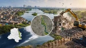 यमुना O-Zone में बुलडोजर एक्शन: DDA ने अवैध कॉलोनियों पर कार्रवाई तेज की