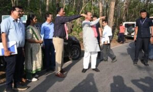 उप मुख्यमंत्री अरुण साव ने 308 करोड़ की लागत से बन रहे केशकाल घाट बायपास रुट का किया निरीक्षण